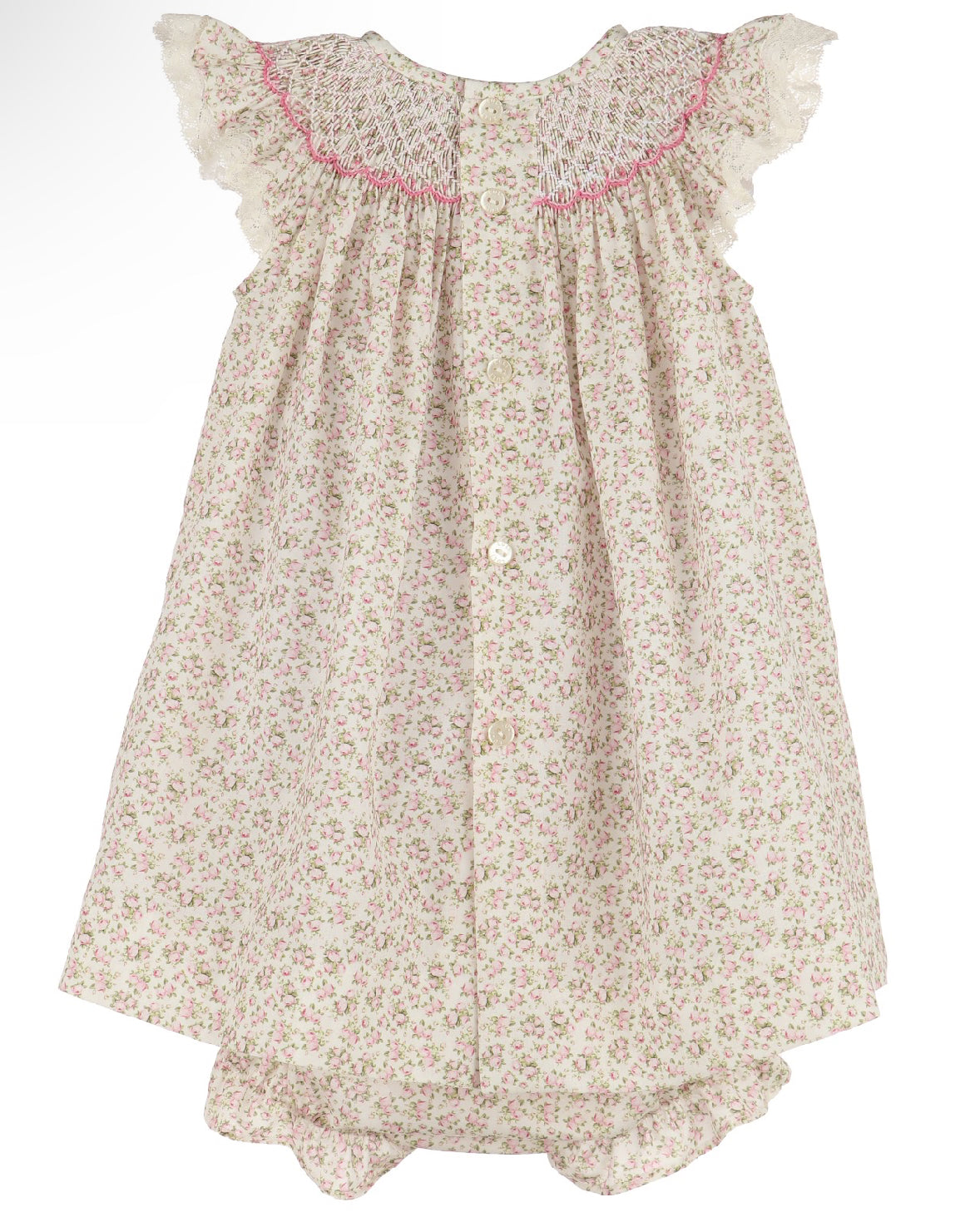 Tea Roses Smock Bishop Pink