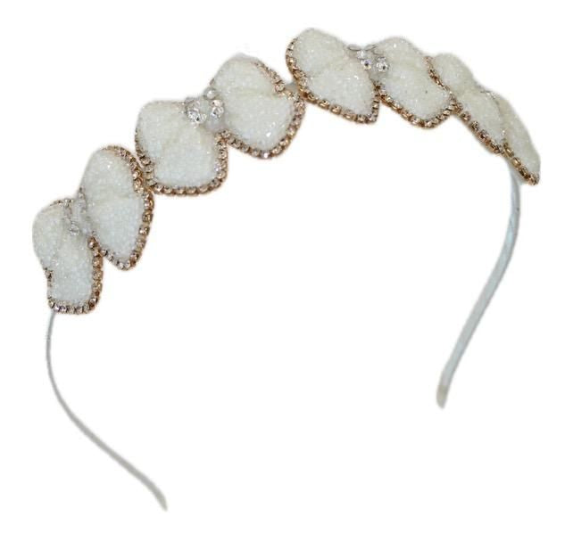 White Bows Headband