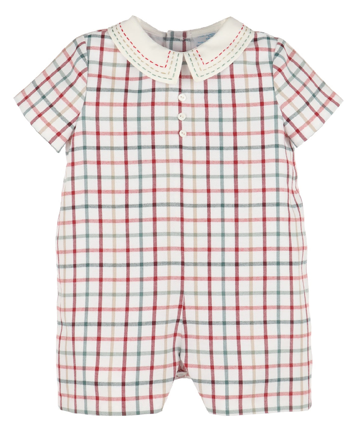 Tattersall Boy Romper