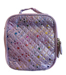 Metallic Star Purple Lunch Box