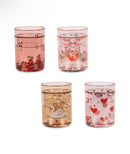 4 Pack Glitter Cups - Rose Multi