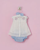 Light Blue Flowers Set