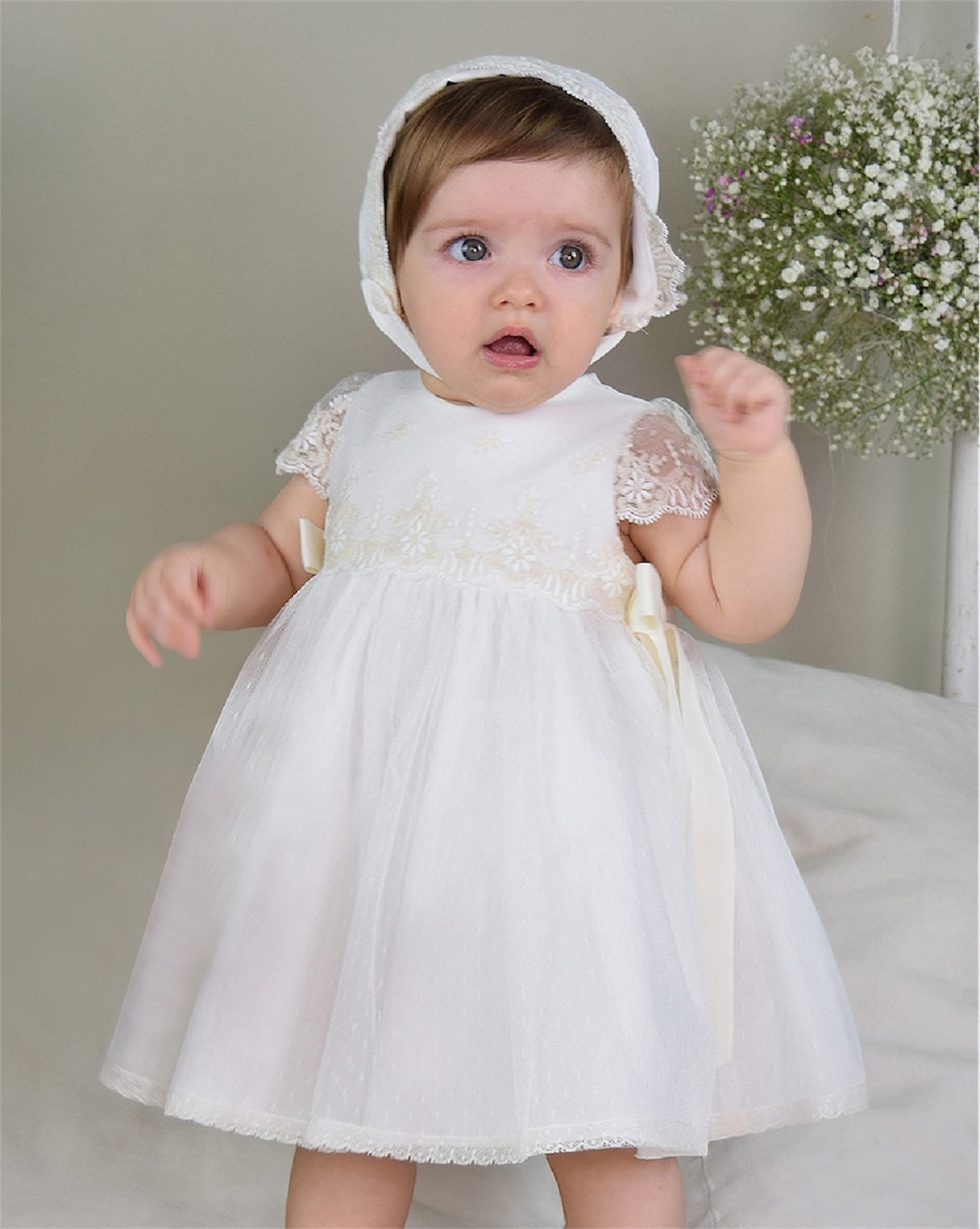 Baby Beige Tulle Dress