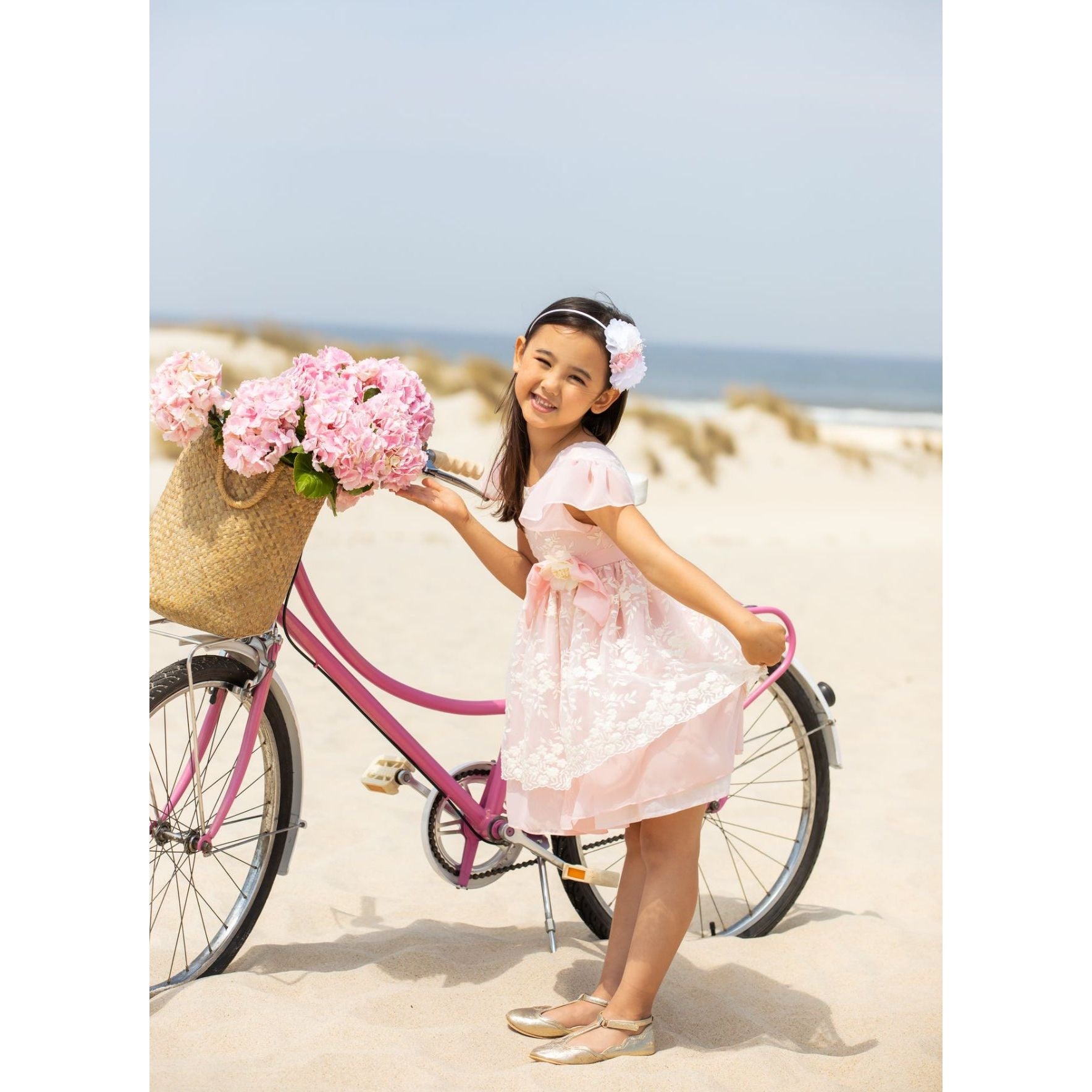 Pink Big Bow Dress