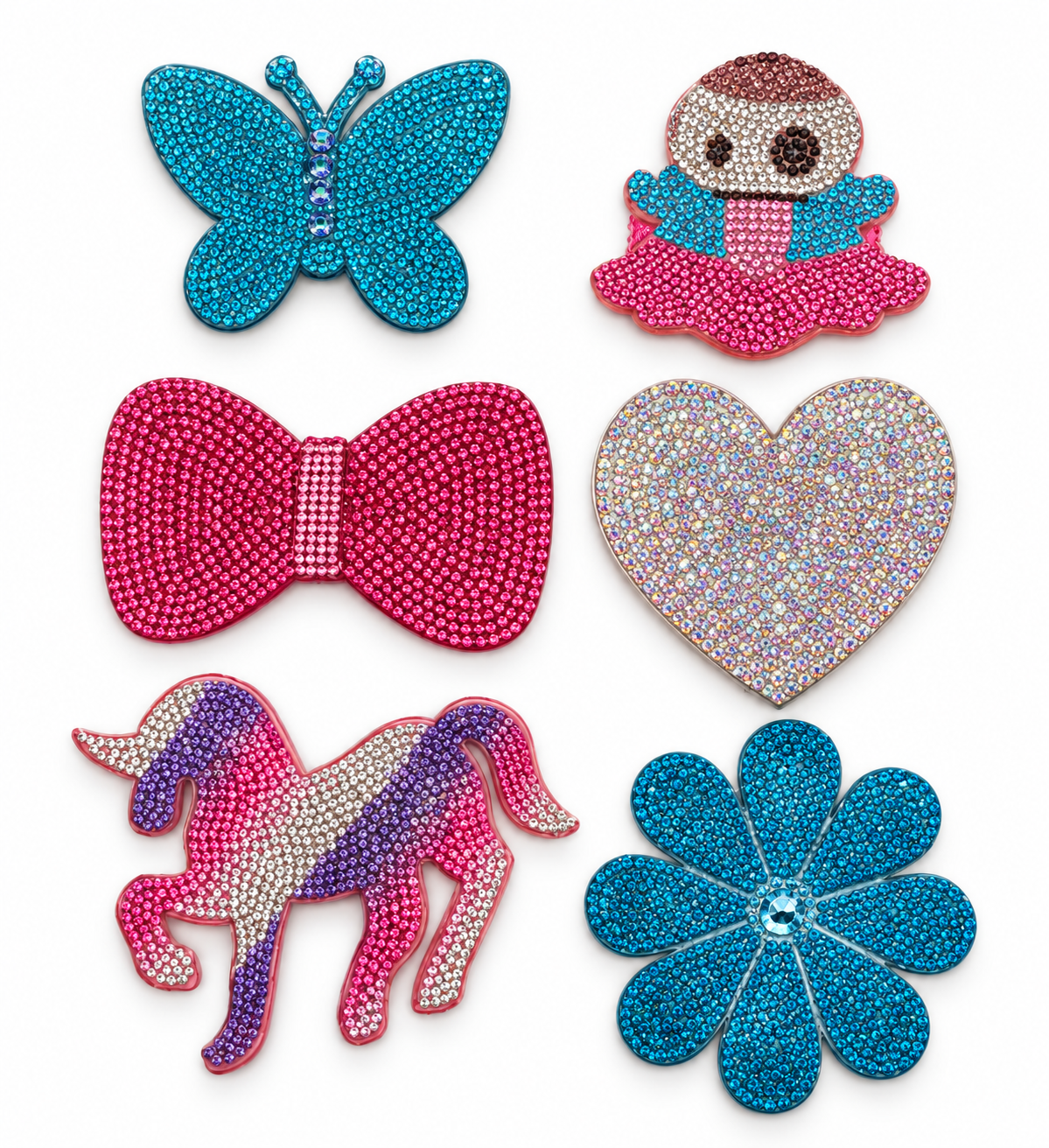Sparkle Charms Clips 1pc