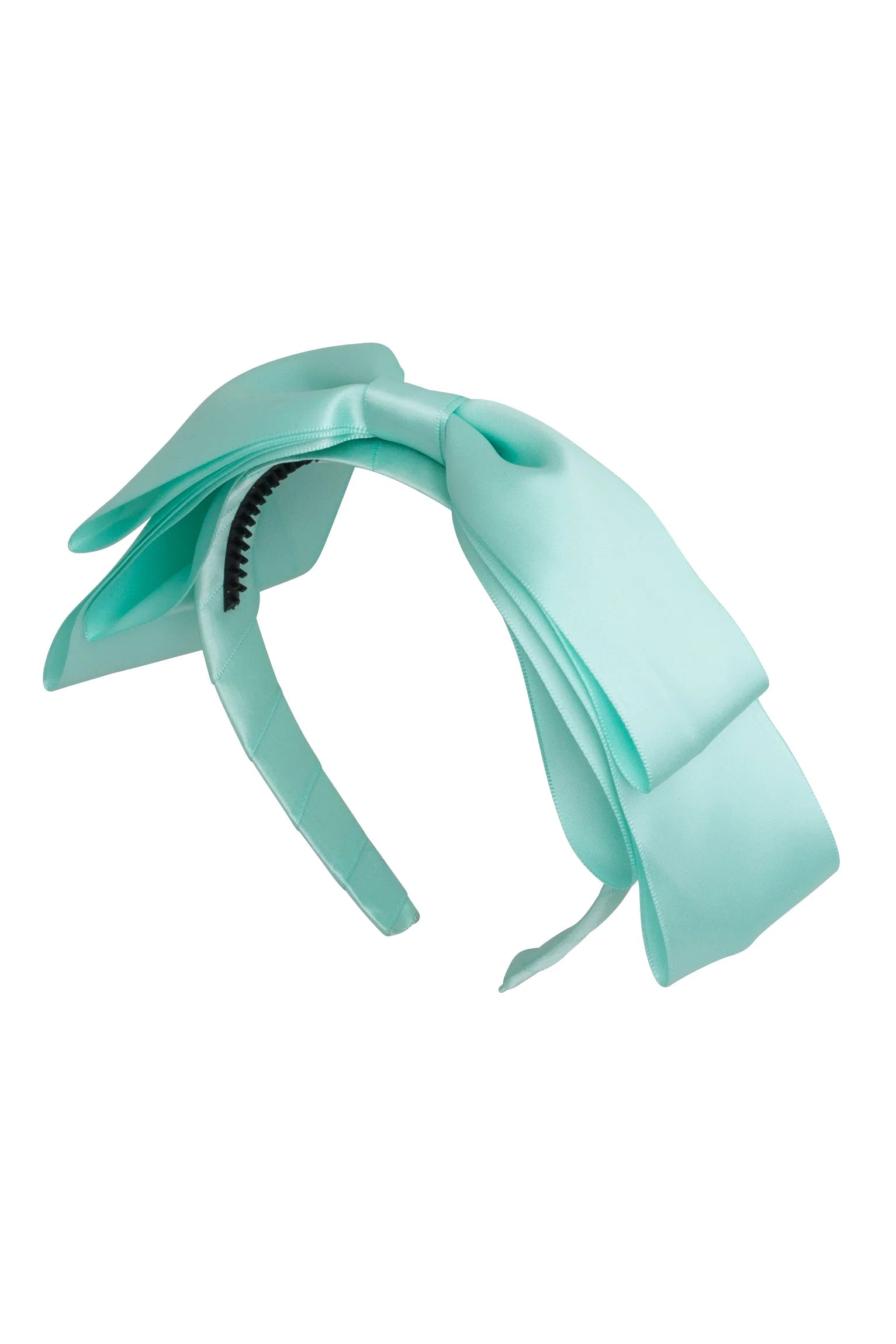 Heather Satin Headband - Aqua