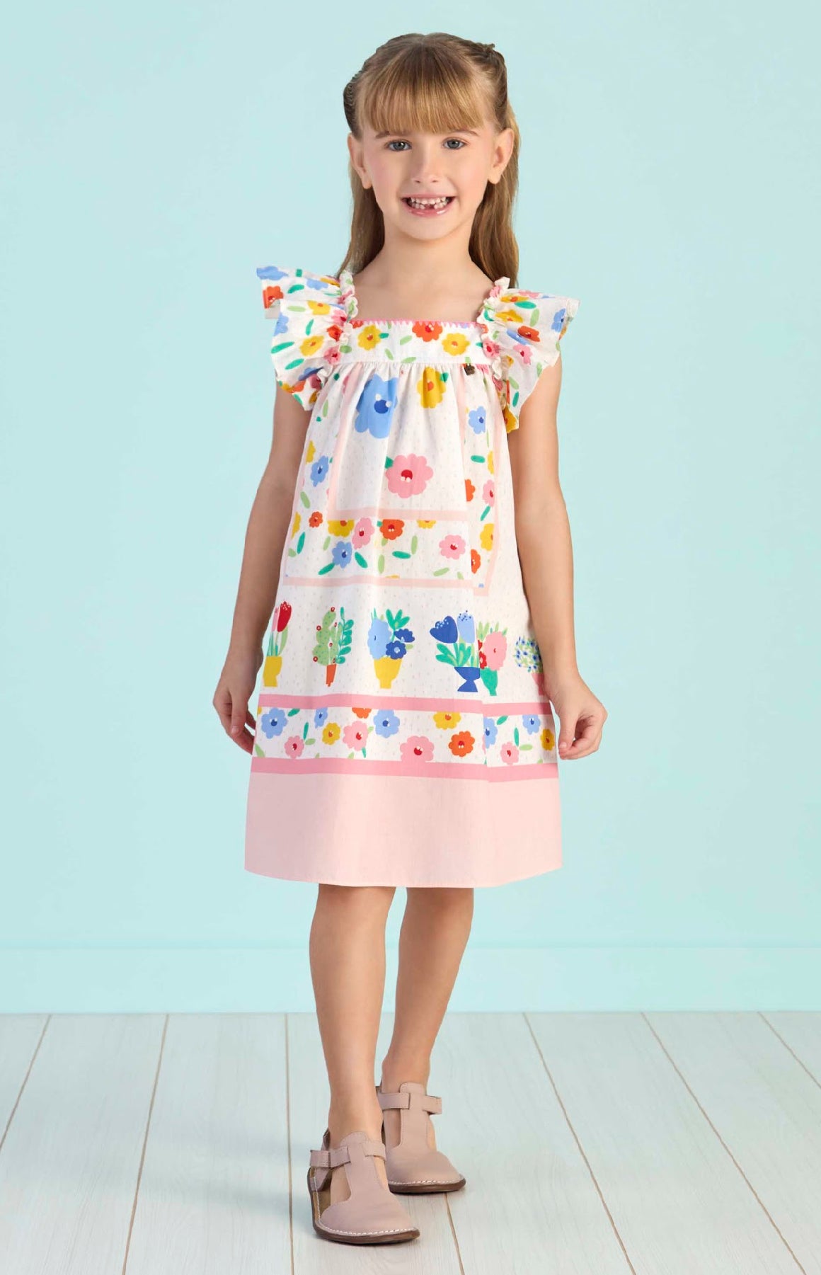 Multi Flowers Dress