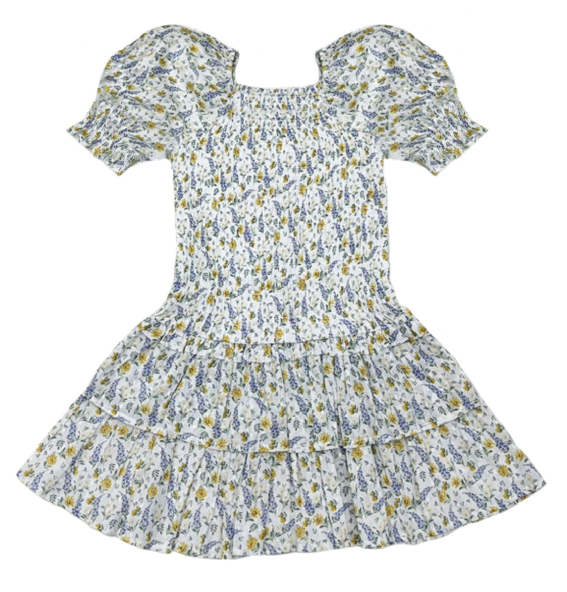 Lavender Floral Mirrorball Dress