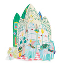 Puffy Sticker House Unicorn