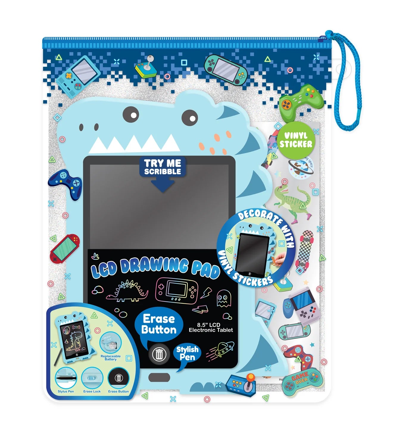 LCD Drawing Pad Dino