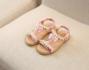 Pink Pearled Sandals