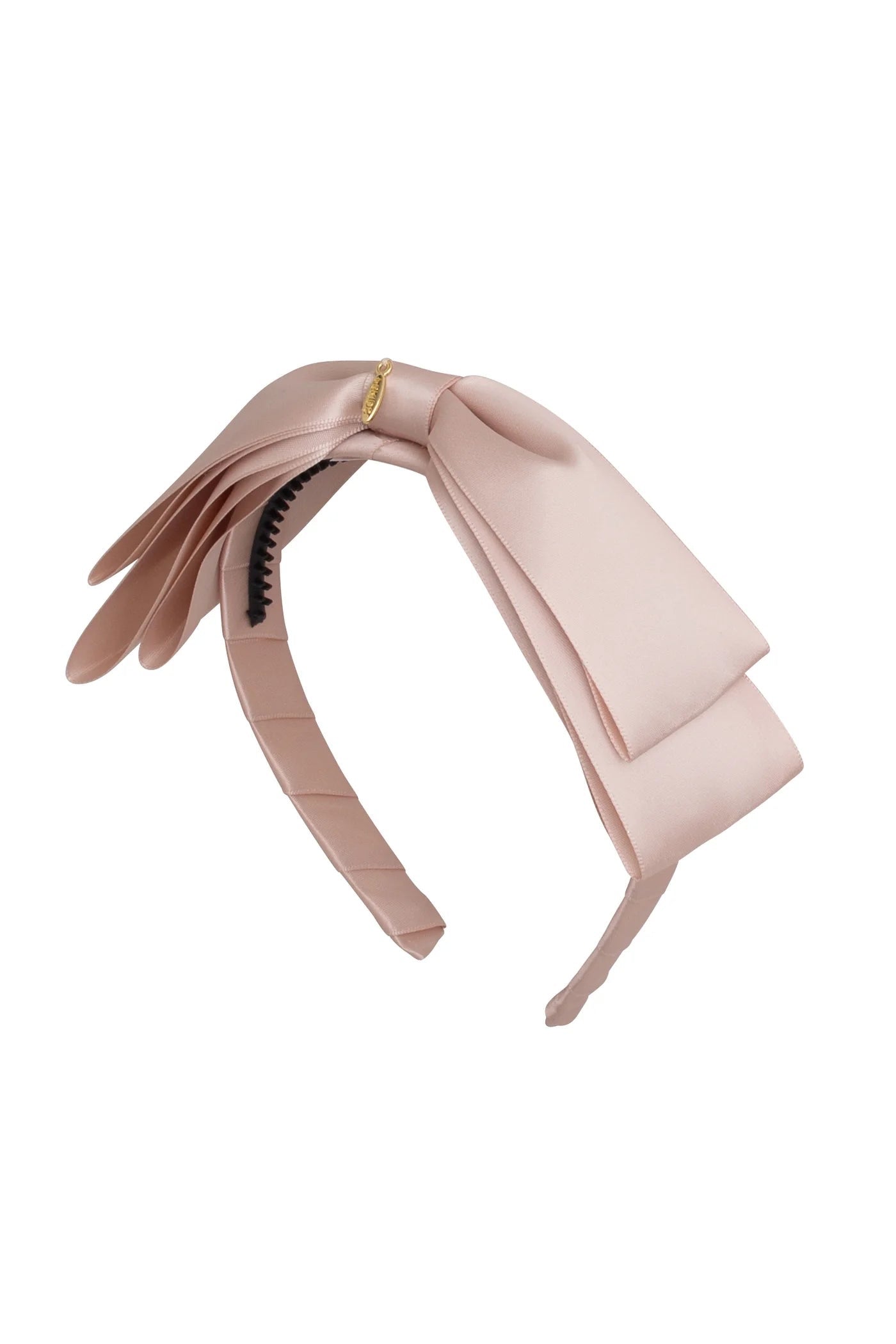 Heather Satin Headband - Vanilla