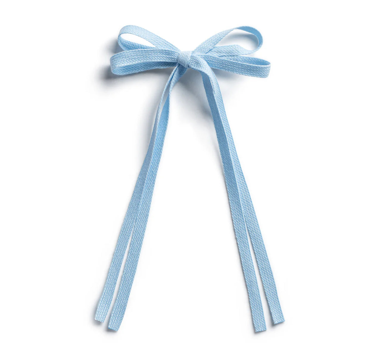 Hopscotch Twill Long Tail Clip - Powder Blue