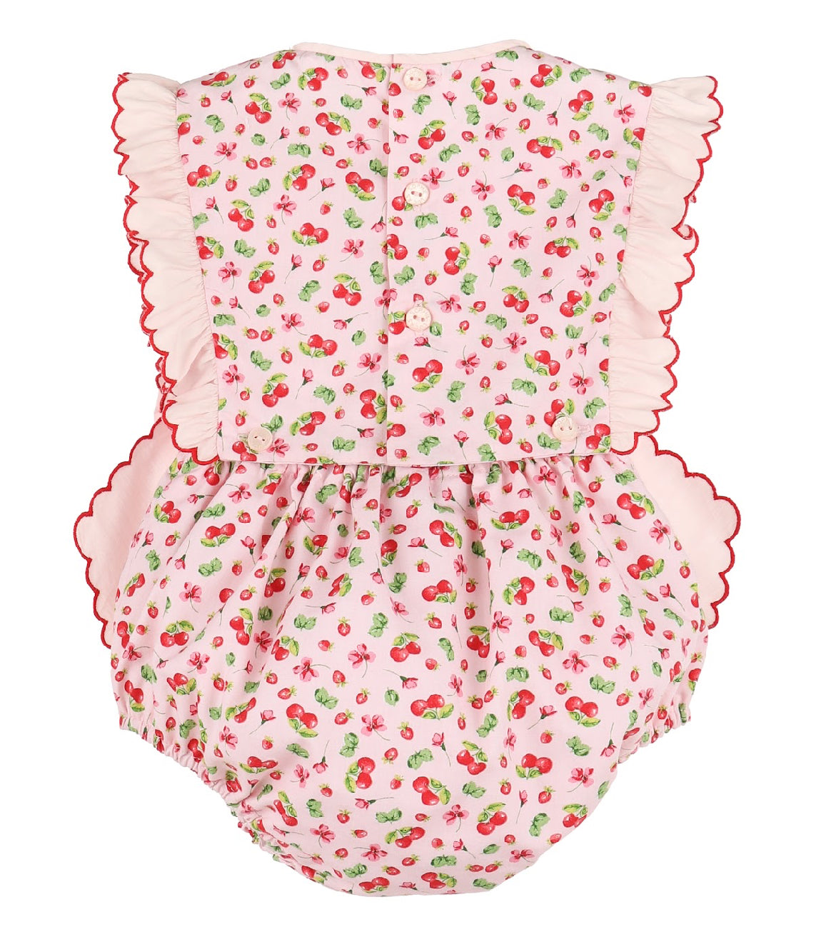 Summer Berries Baby Girl Overall