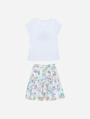 Cross Floral Print Set