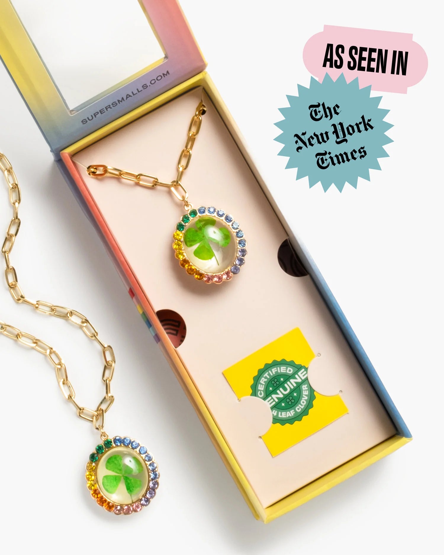 Lucky Streak Real 4 Leaf Clover Necklace