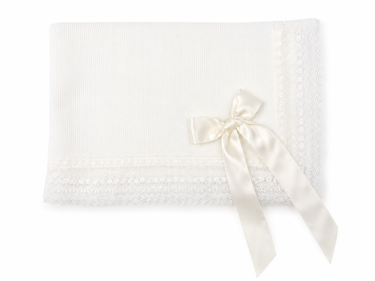 White Laced Blanket