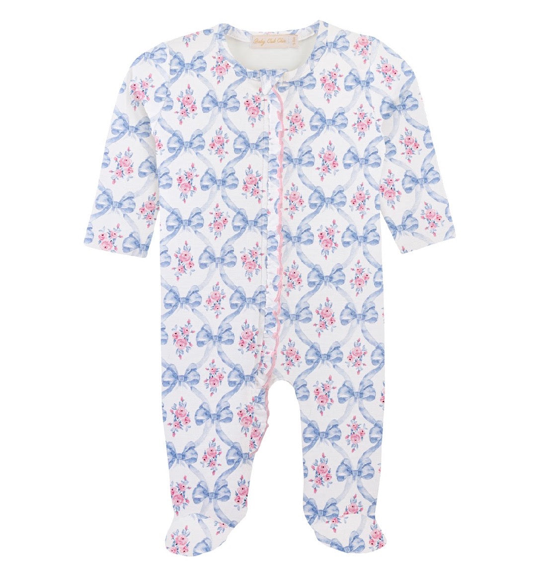 Bows And Blooms Printed Pijama