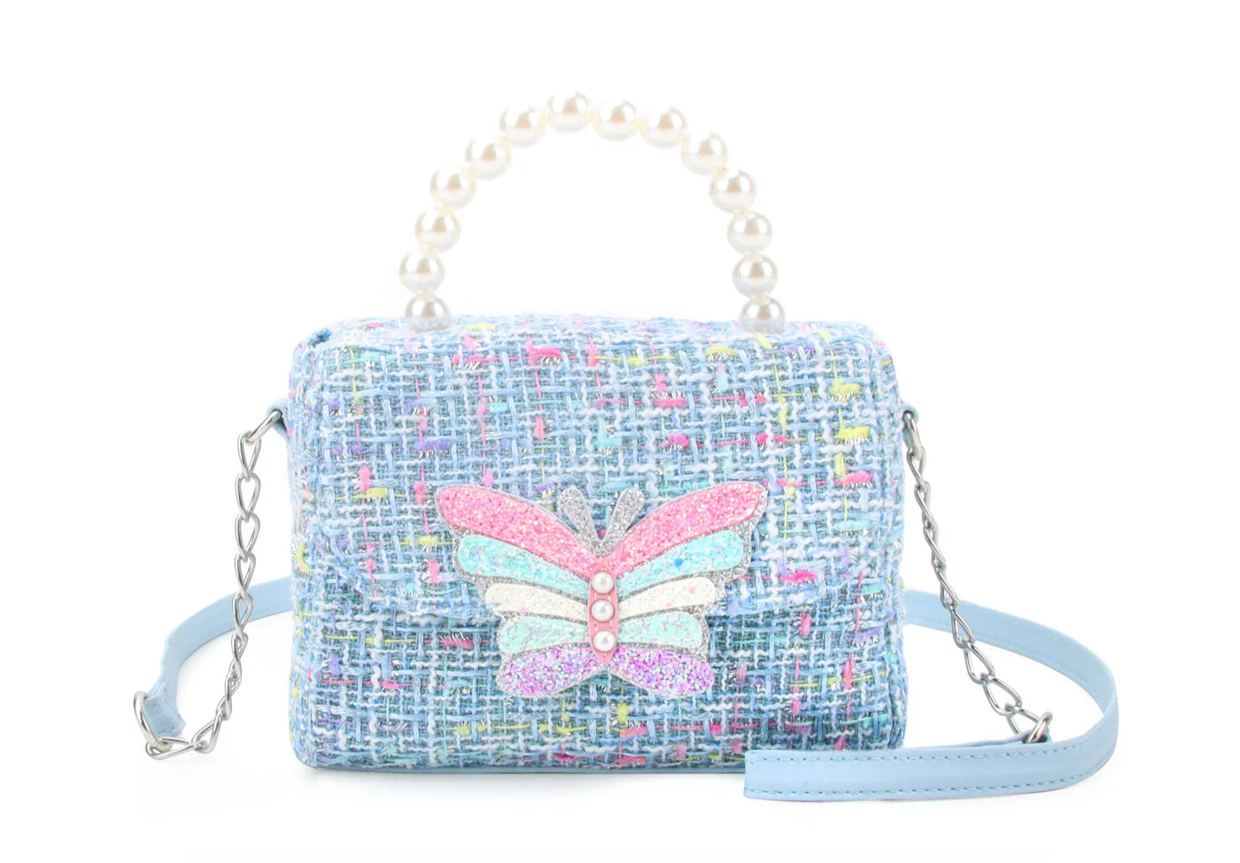 Butterfly Tweed Crossbody