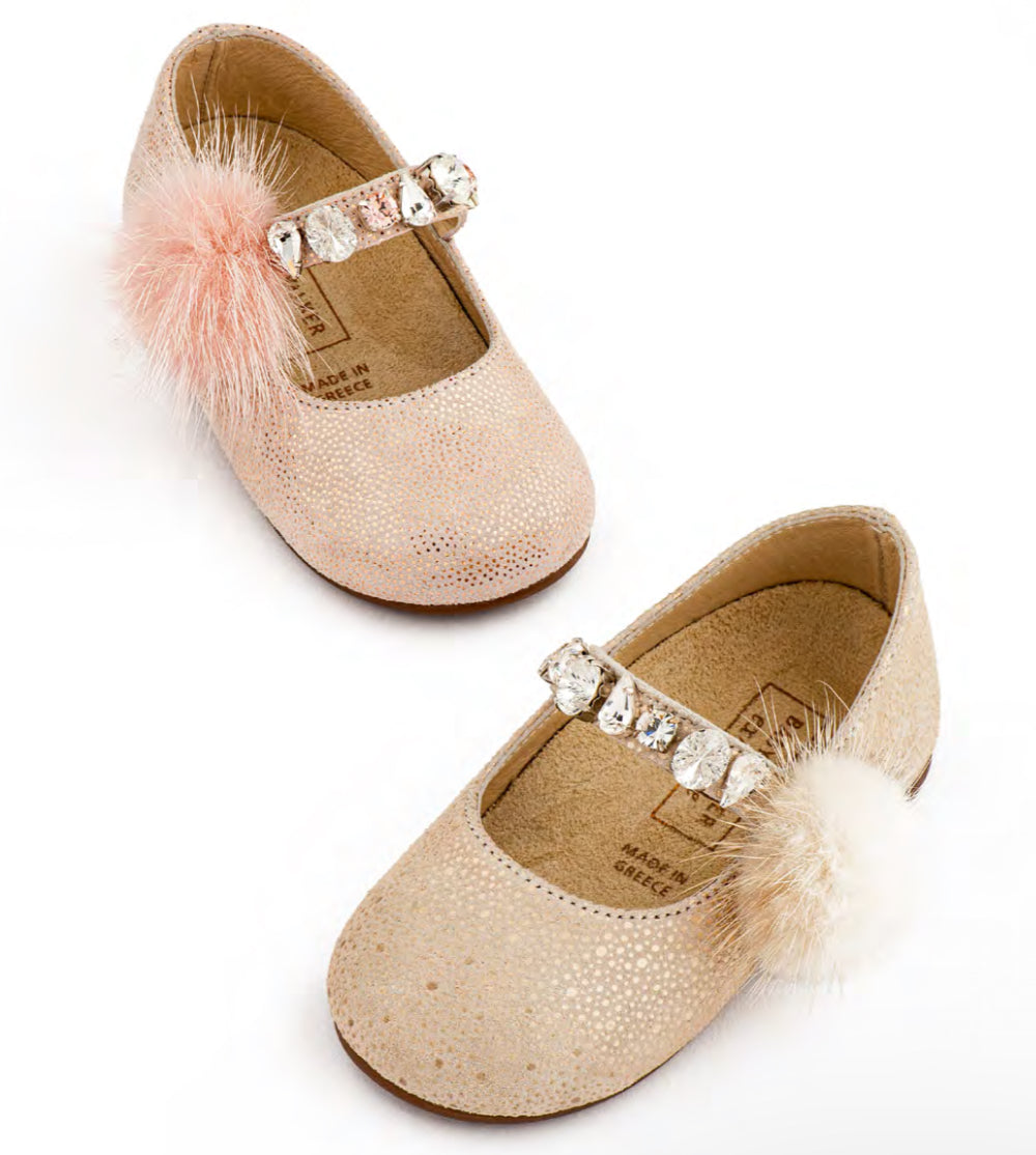 Single Strap Swarovski - Dusty Pink