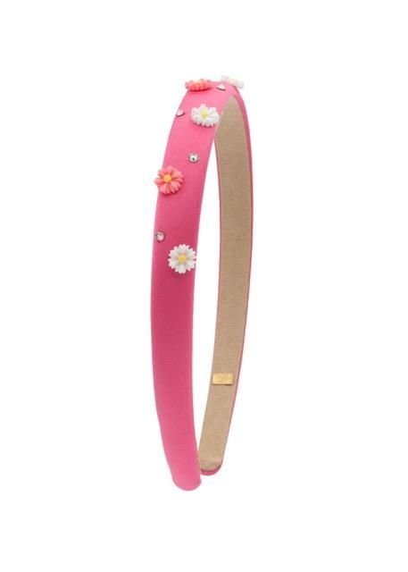 Thin Full 3D Charm Headband - Hot Pink