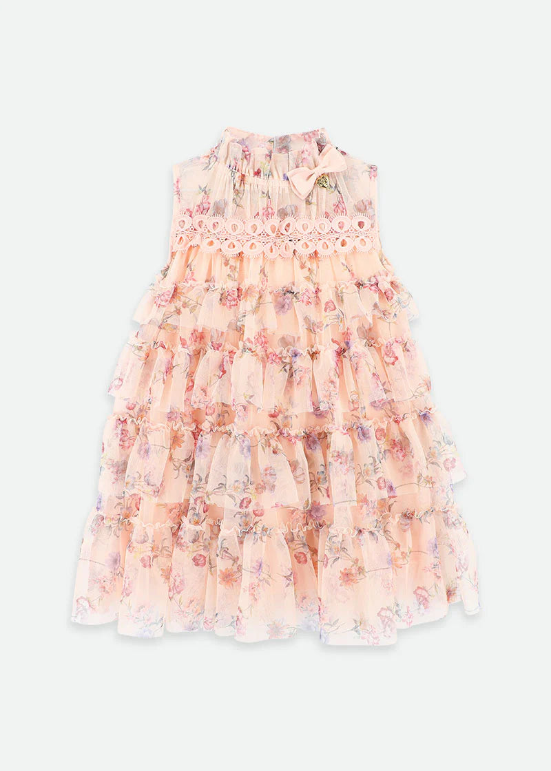 Alberta Peach Dress