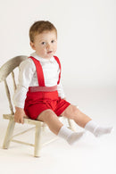 Baby Boy Red Set