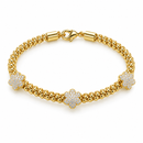 Three Flowers Bracelet