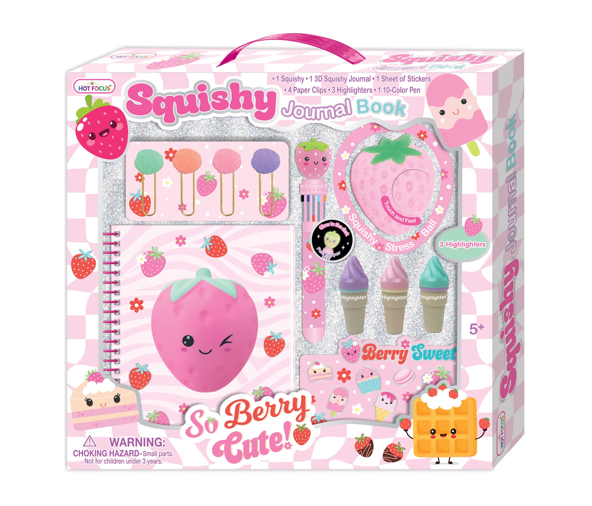 Squishy Journal Book Strawberry