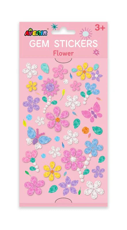 Gem Stickers Flowers