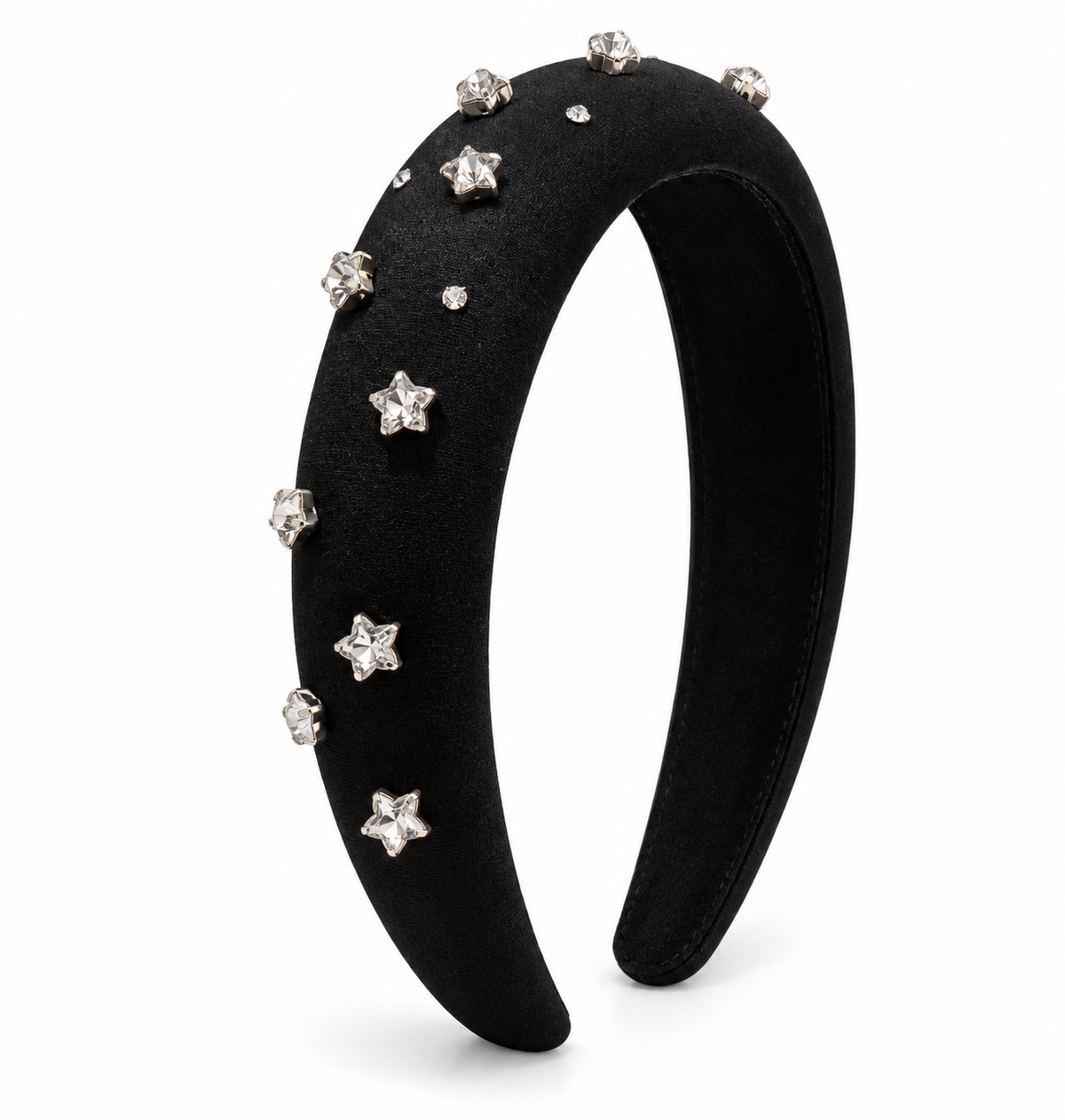 Black Crystal Star Headband
