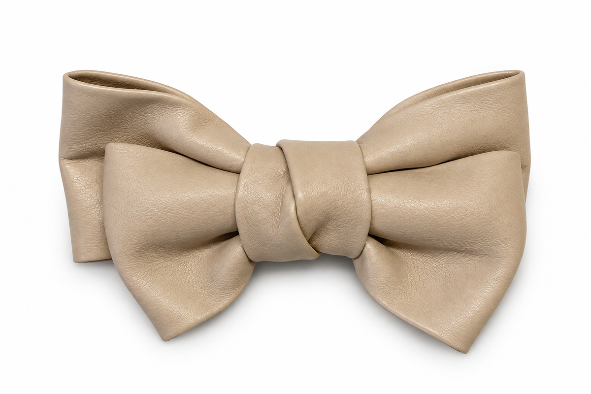 Beige Luxe Bow
