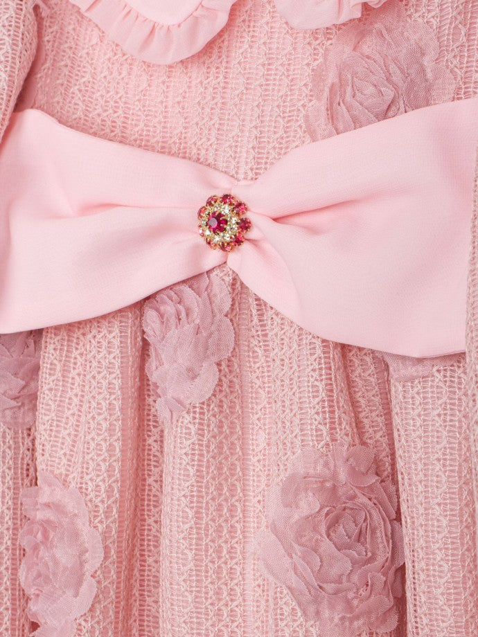 Pale Rose With Big Bow Dress