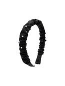 Crinkle Headband Black