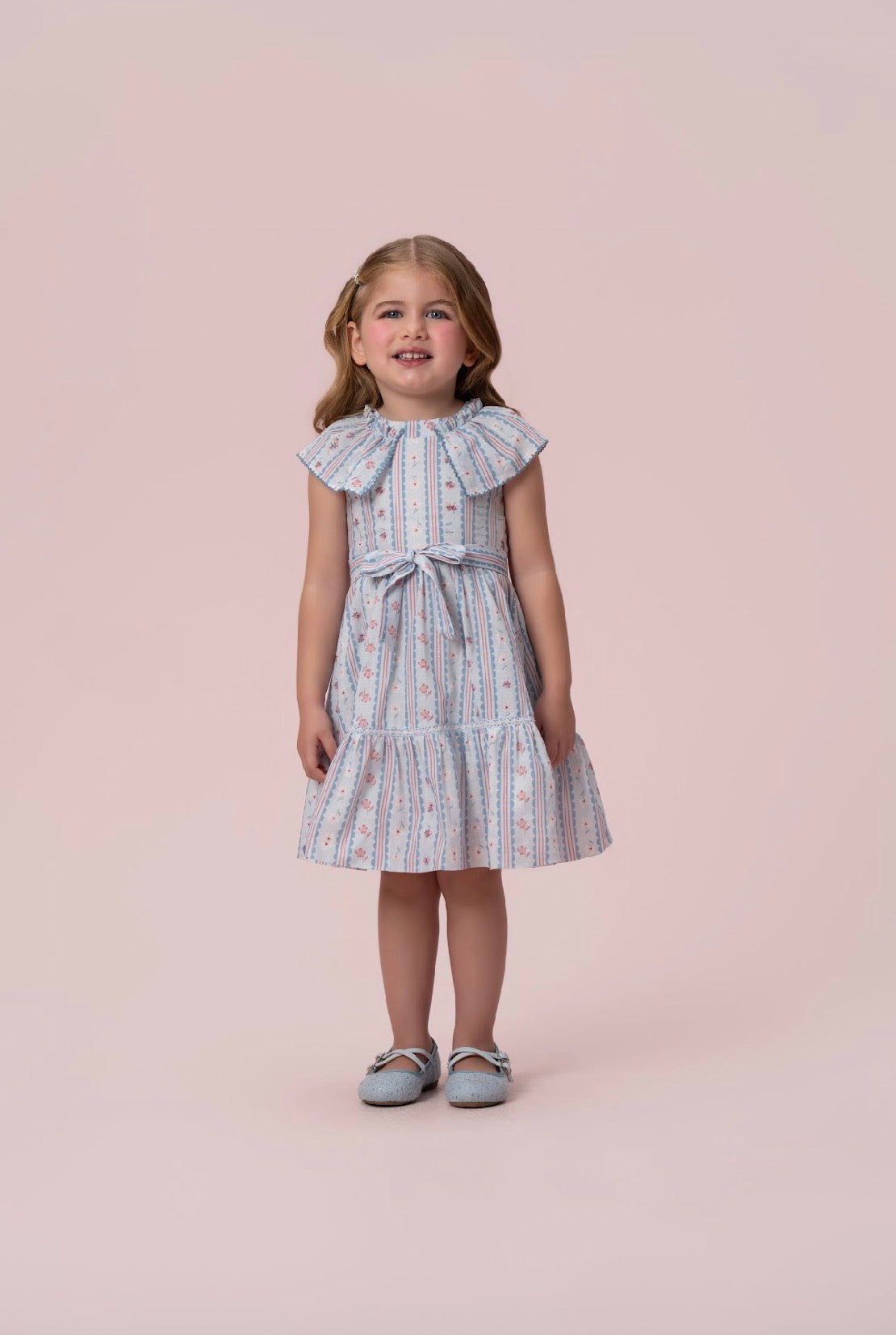 Blue & Pink Dress