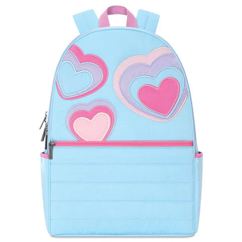 Happy Hearts Puffy Backpack