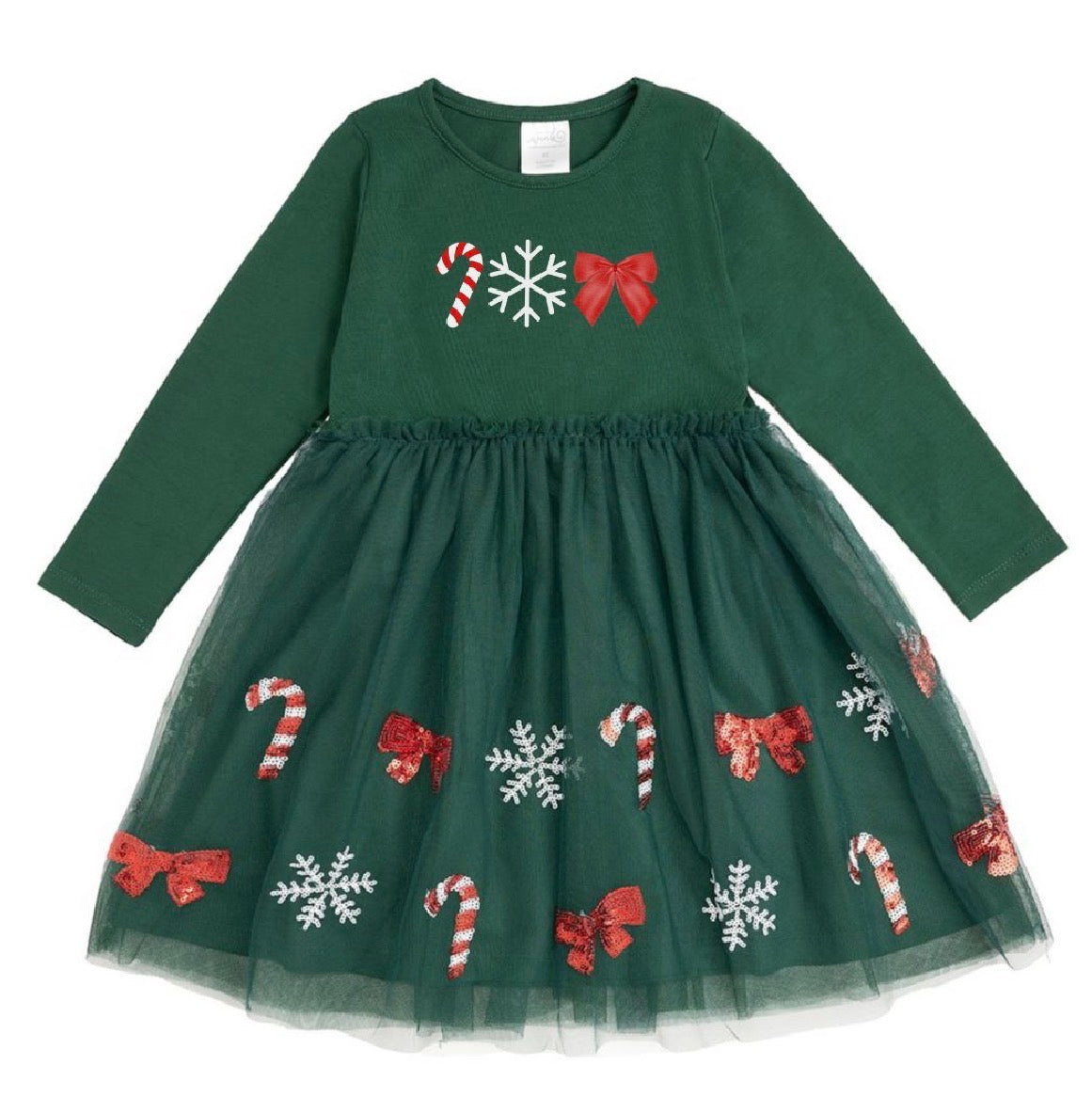 Emerald Candy Cane Dress
