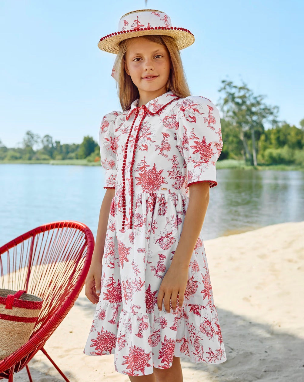 Red Blossom Dress