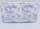 Blue Toile Print