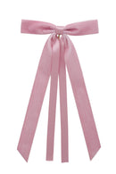 Arabesque Velvet Large Clip - Dusty Rose