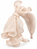 Elegant Pleated Headband - Blush