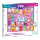 Snacks N Sweets Puzzle Eraser Set