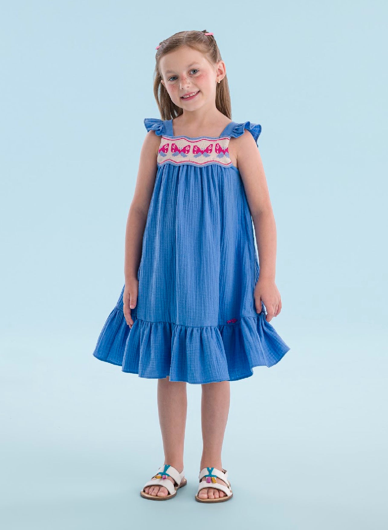 Blue Butterfly Dress