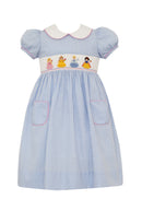 Princesses Blue Gingham Dress