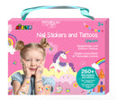 Nail Stickers and Tattoos Unicorn