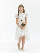 Butterfly White Dress