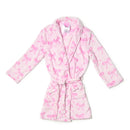Fleece Striped Bow Robe