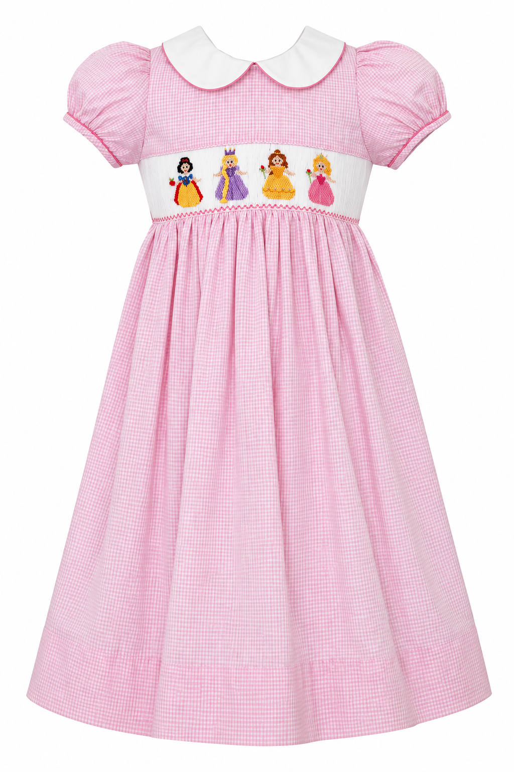 Princess Pink Gingham Dress