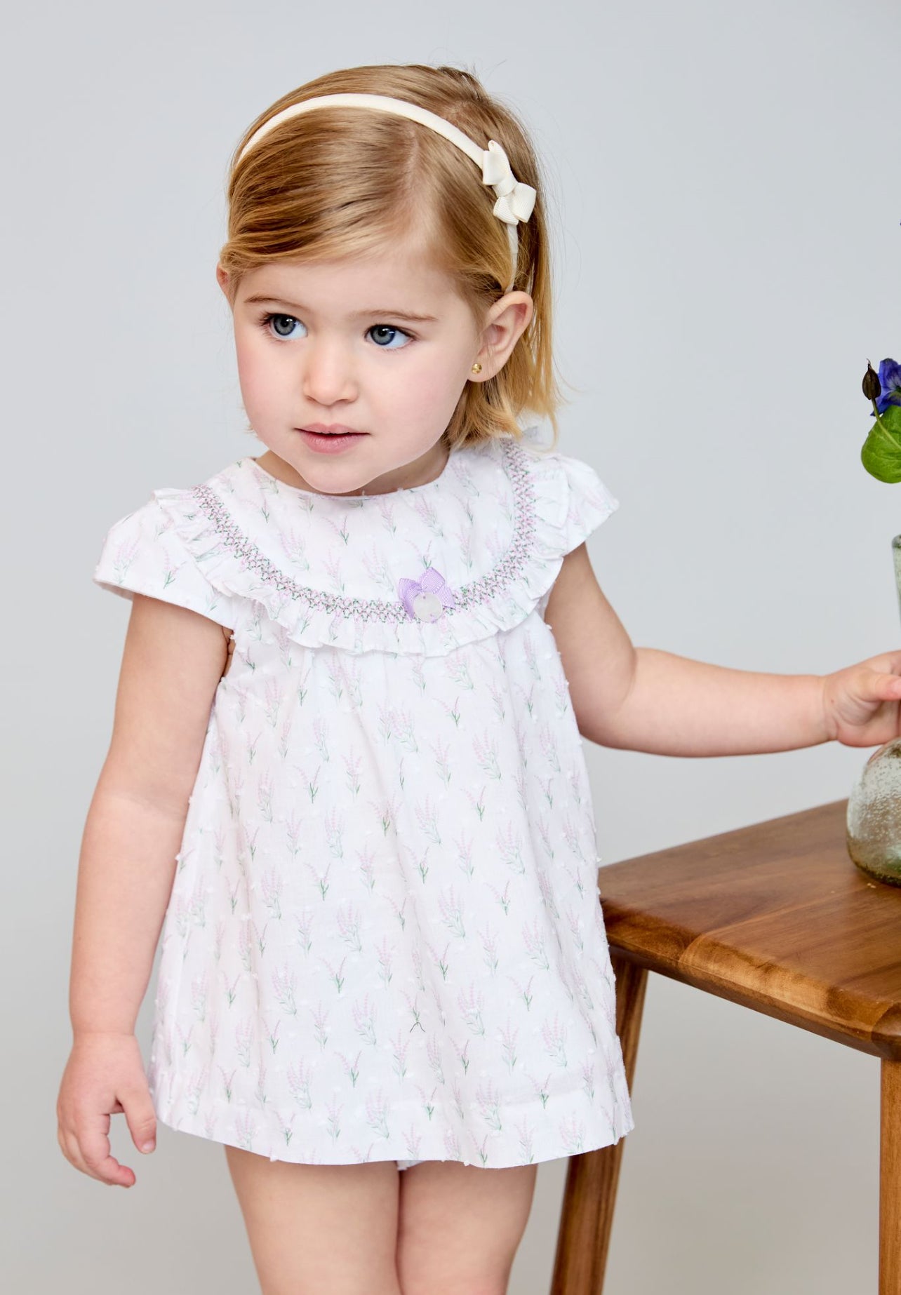 Natural Branches Baby Girl Dress