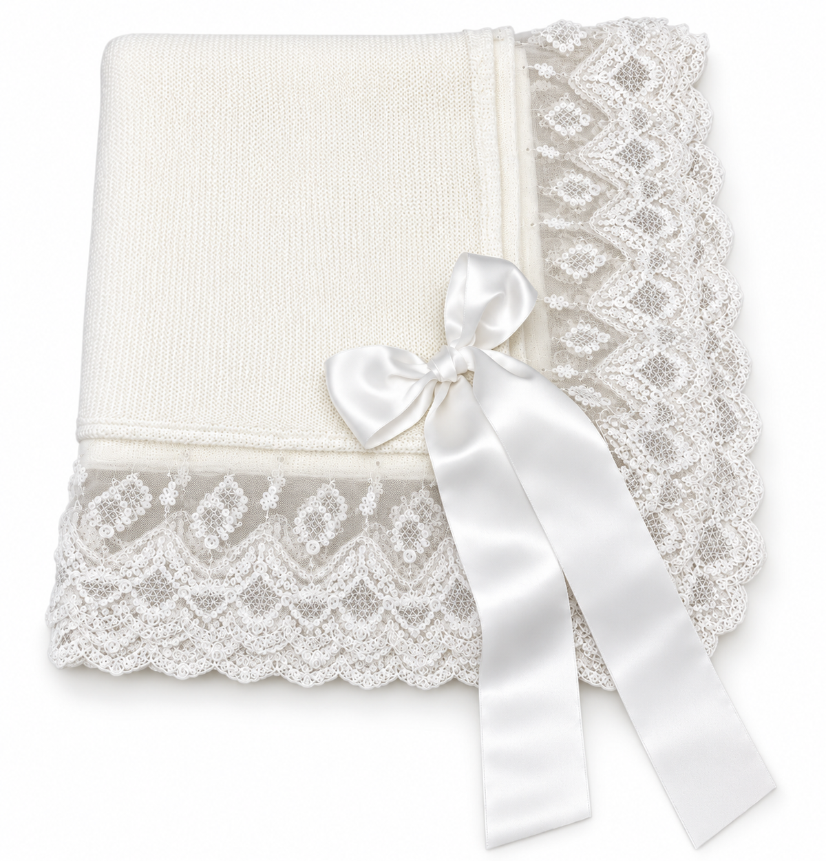 White & Silver Blanket